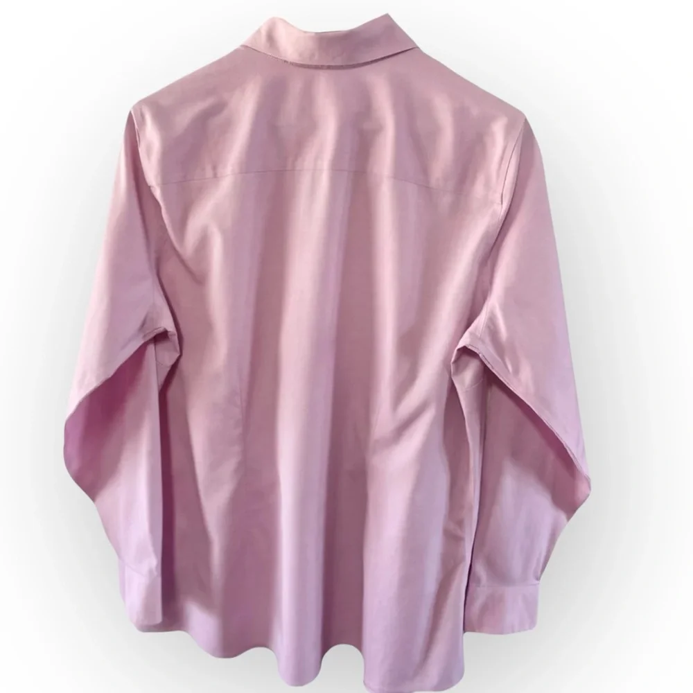 Eddie Bauer Wrinkle-Resistant Pink Button Down Shirt Women’s Size 1X - Picture 3 of 4